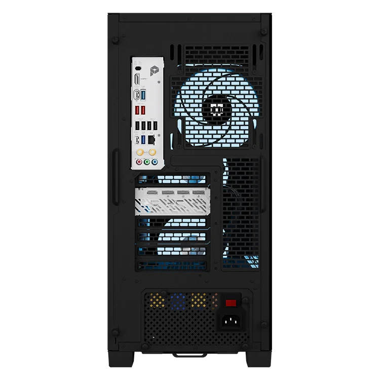 Back. MAINGEAR - All-new MG-1 | Diamond Gaming Desktop - AMD Radeon RX 9070 XT - AMD Ryzen 7 7800X3D - 32GB Memory - 2TB Storage - RGB - Black.