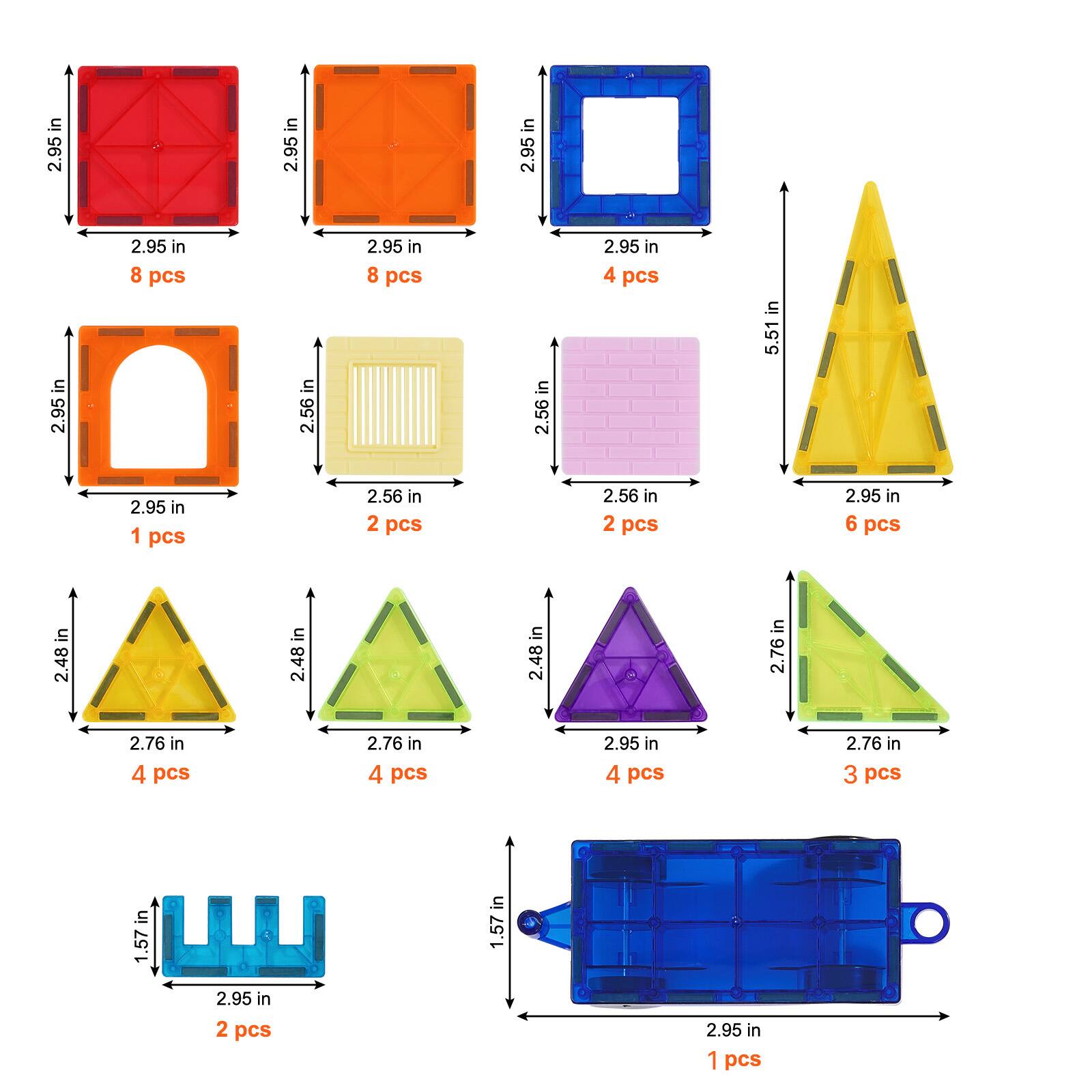 - 2.95 in x 2.95 in x 2.56 in - 8 pcs
- 2.95 in x 2.95 in x 2.56 in - 8 pcs
- 2.95 in x 2.95 in x 2.56 in - 4 pcs
- 2.95 in x 2.95 in x 2.56 in - 1 pcs
- 2.56 in x 2.56 in - 2 pcs
- 2.56 in x 2.56 in - 2 pcs
- 2.95 in x 2.95 in x 5.51 in - 6 pcs
- 2.48 in x 2.48 in x 2.76 in - 4 pcs
- 2.48 in x 2.48 in x 2.76 in - 4 pcs
- 2.95 in x 2.95 in x 2.76 in - 4 pcs
- 2.76 in x 2