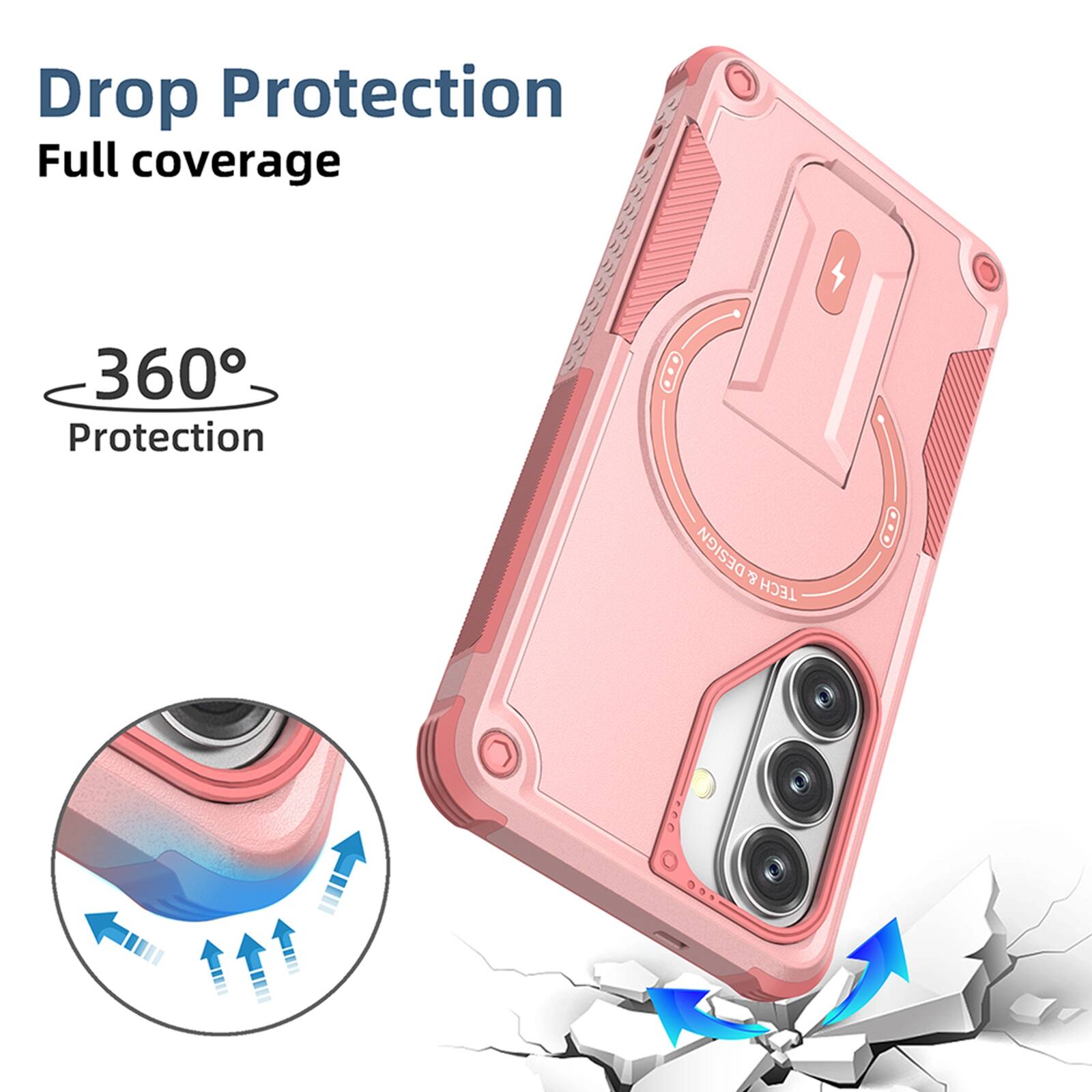 Drop Protection  
Full coverage  
360° Protection
