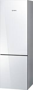 Bosch - 800 Series 10.0 Cu. Ft. Counter-Depth Refrigerator - Glass-on-White - Front_Standard