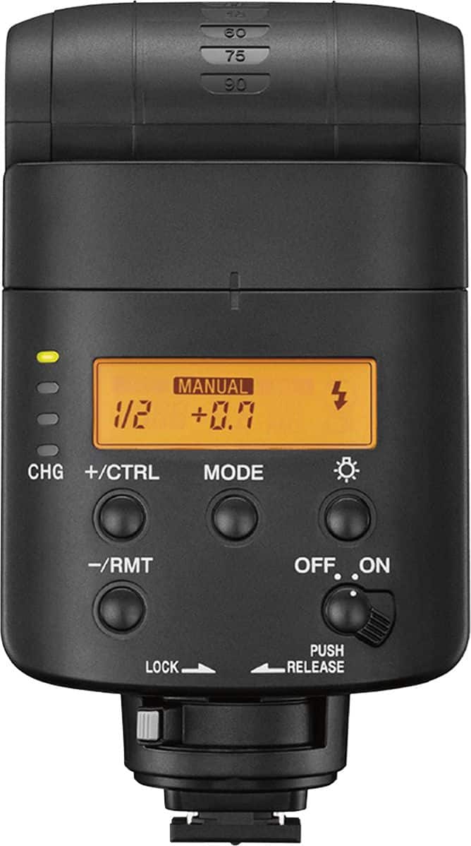 Alt View 12. Sony - External Flash - Black.