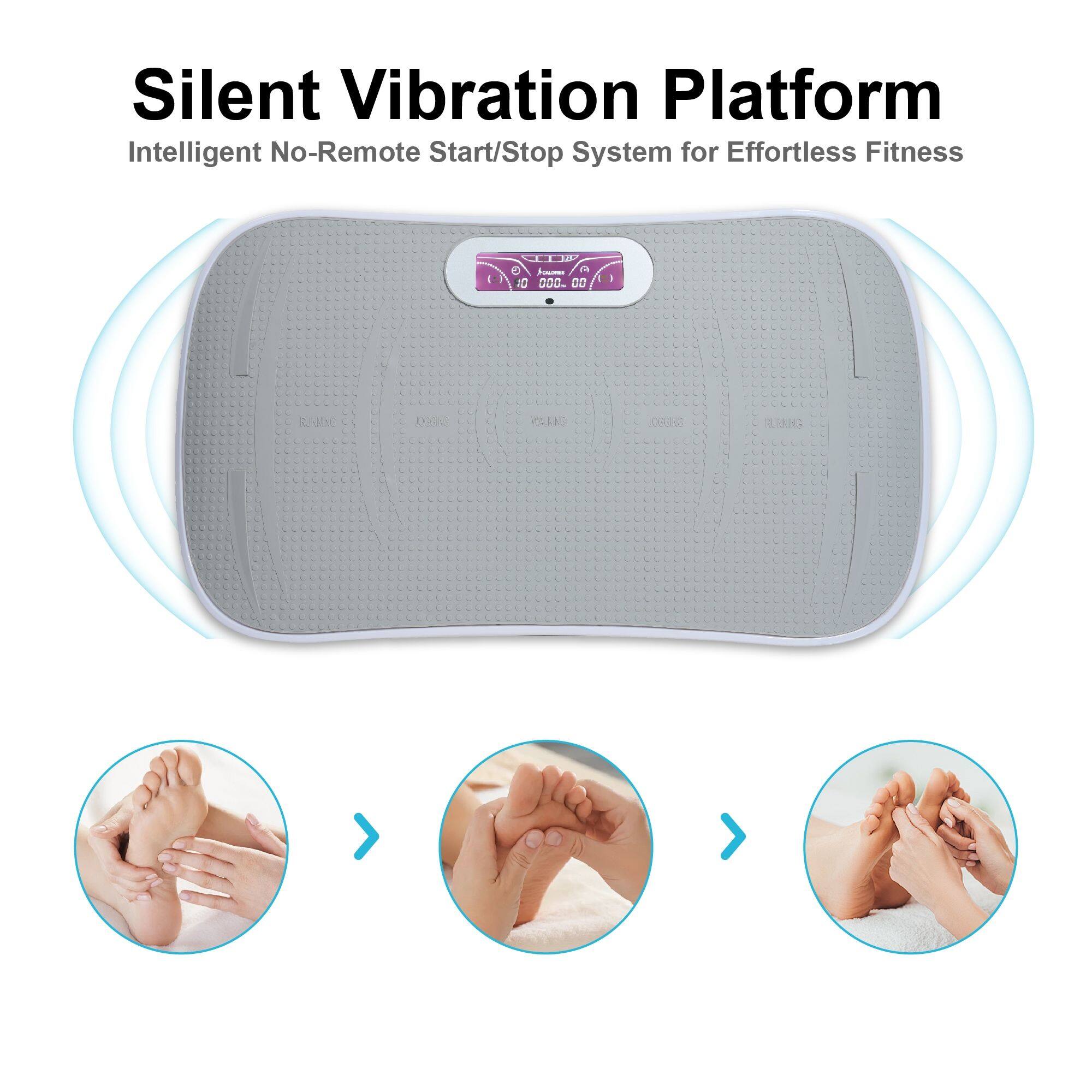 Silent Vibration Platform  
Intelligent No-Remote Start/Stop System for Effortless Fitness