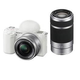 Bundle - Sony - ZV-E10 Mirrorless Interchangeable Lens Vlogging Camera with 16-50mm Lens, Black - with E 55-210mm f/4.5-6.3