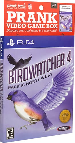  Prank Pack Game Sleeve: Birdwatcher IV Pacific Northwest for BS4