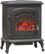 Angle Standard. Fire Sense - Stowe Electric Fireplace Stove - Black.