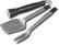 Angle Standard. Charbroil - 3 piece Torch Fork - Black/Stainless-Steel.