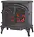 Angle Standard. Fire Sense - Fox Hill Electric Fireplace Stove - Black.