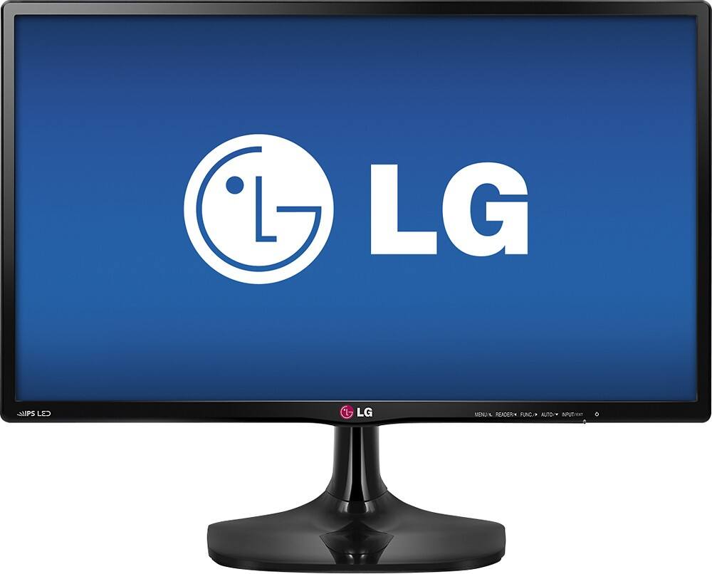Front Zoom. LG - Geek Squad Certified Refurbished 23.8" IPS LED HD Monitor.