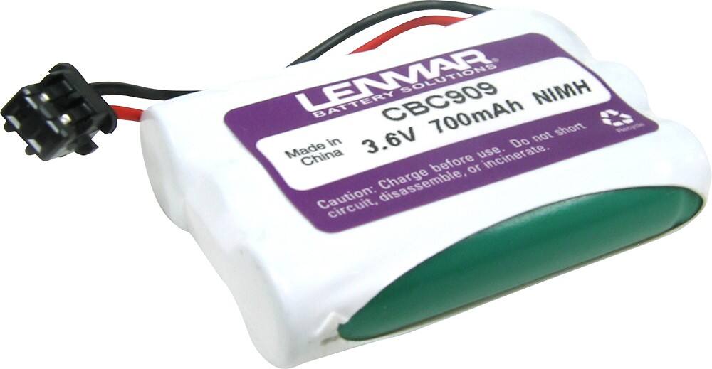 Front. Lenmar - Lithium-Ion Battery for Select Cordless Phones - Green.