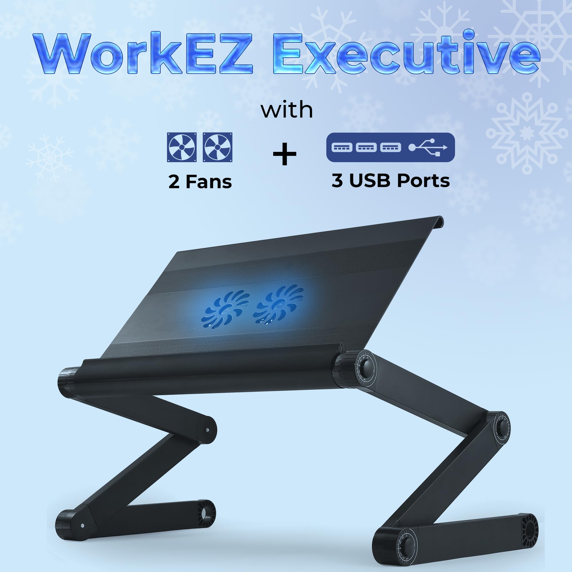 WorkEZ Executive with 2 Fans + 3 USB Ports