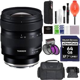 20-40mm f/2.8 Di III VXD Lens for Sony E w/ Advance Accessory Bundle | AFA062S-700 | Tamron 20-40mm Sony E - Black