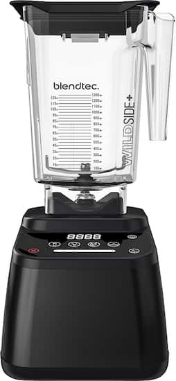 Blendtec - Designer Table Top Blender - 1W - Black - Front Zoom