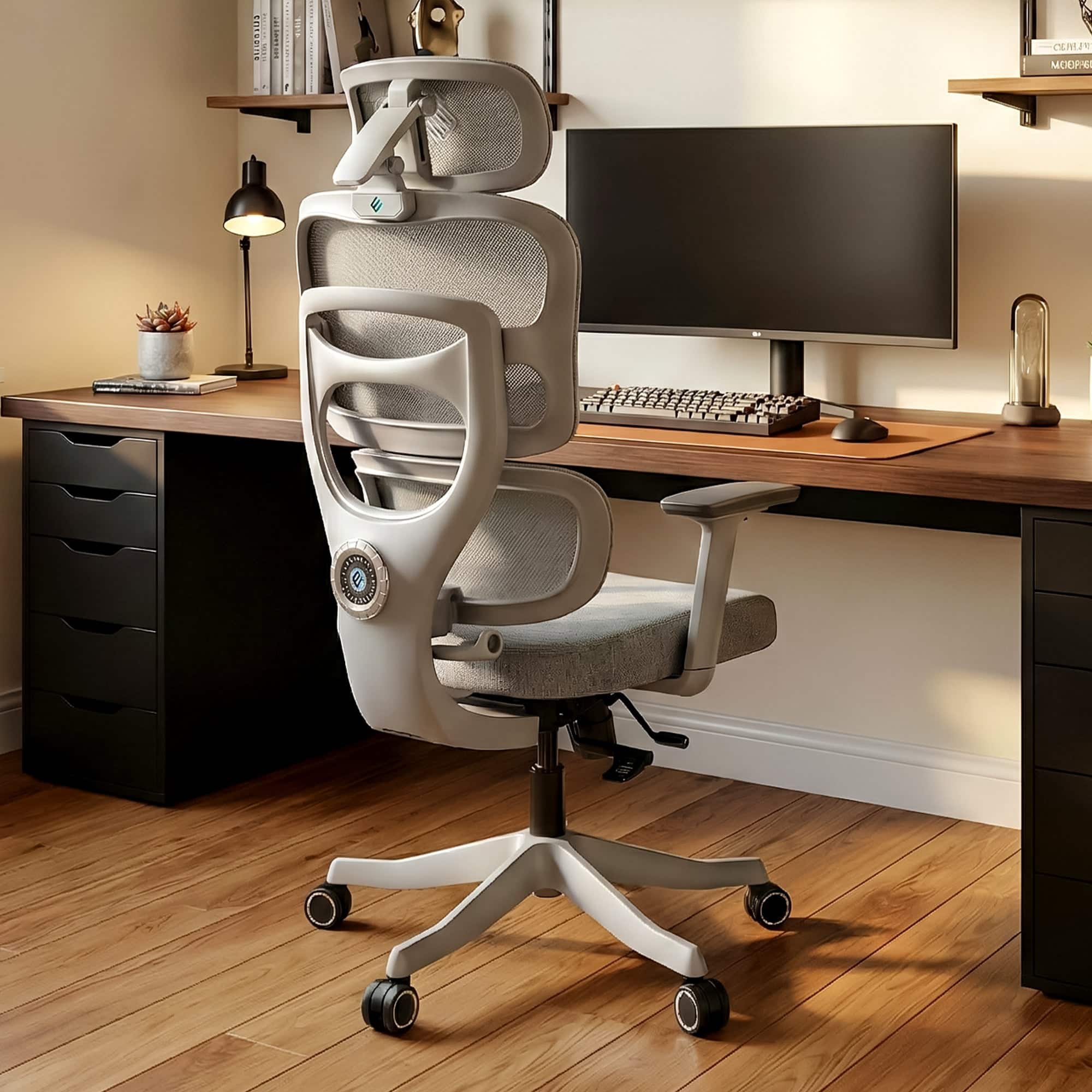Eureka Ergonomic - Ergonomic Gaming Chair with Adjustable Lumbar Support & 4D Headrest 3D Arms - Silver Gray price history on PriceWatchPro
