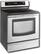 Angle Standard. Samsung - 30" Induction Cooktop Self-Cleaning Freestanding Electric Convection Range - Stainless-Steel.