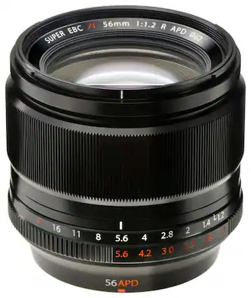 Angle. Fujifilm - FUJINON XF56mm f/1.2 R APD Lens for Fujifilm Compact System Cameras - Black.