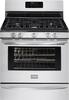 Frigidaire - Gallery 30" Self-Cleaning Freestanding Gas Convection Range - Silver-Front_Standard