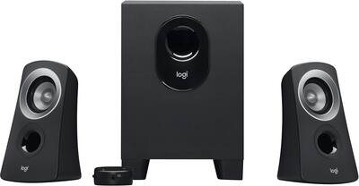 Logitech Z313 2.1 Channel Speaker System (3 Piece) for PC Black Logitech Z313 2.1 Channel Speaker System (3 Piece) for PC Black