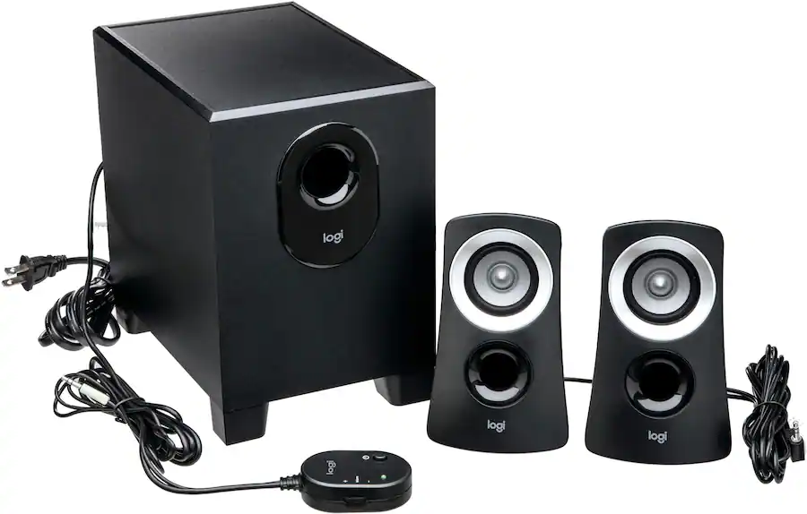 Logitech Z313 Channel Speaker System (3 Piece) for PC Black