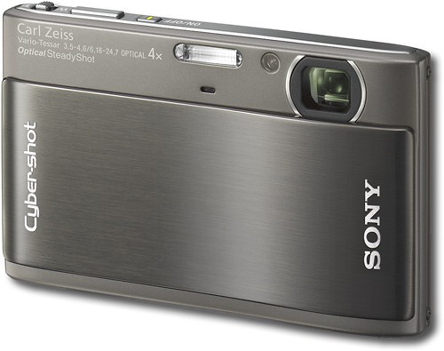 Best Buy: Sony Cyber-shot 10.2-Megapixel Digital Camera Dark Gray DSCTX1/H