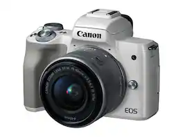 Canon - EOS M50 Mirrorless Digital Camera - with 15-45mm Lens (International Model) - White