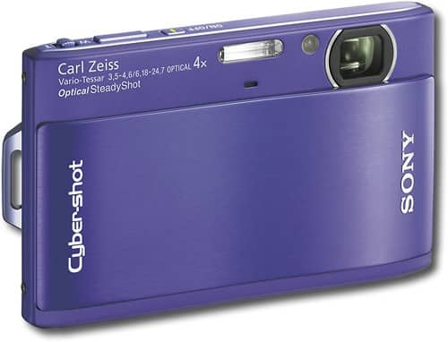 Best Buy: Sony Cyber-shot 10.2-Megapixel Digital Camera Blue DSCTX1/L