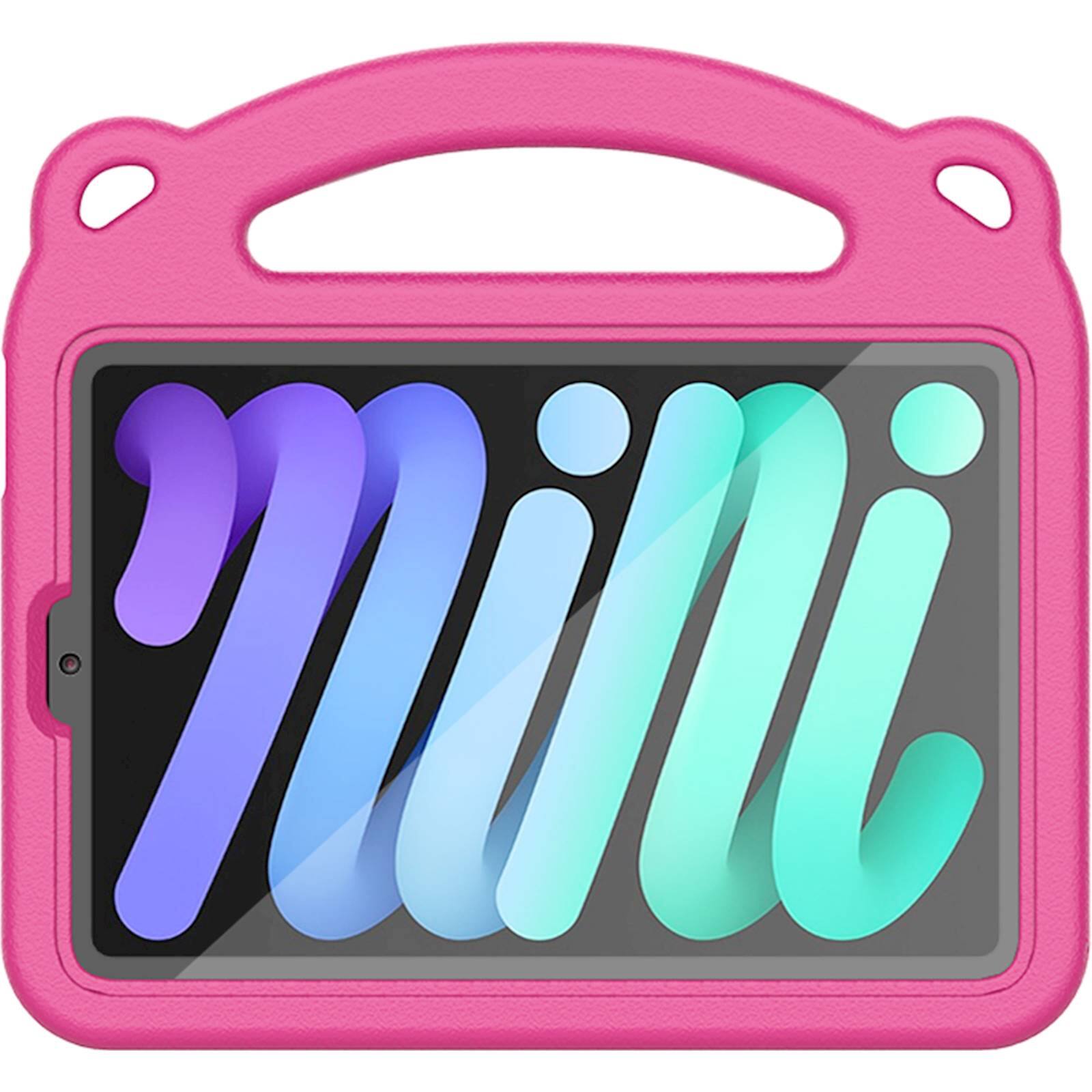 Alt View 12. SaharaCase - Teddy Bear KidProof Case for Apple iPad mini (A17 Pro) and Apple iPad mini (6th Generation 2021) - Pink.