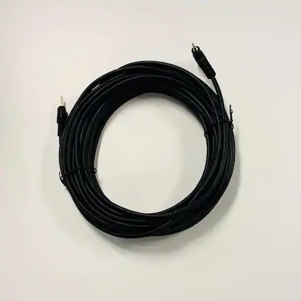 Front. Momento - 23 Foot Rear Camera Cable - Black.