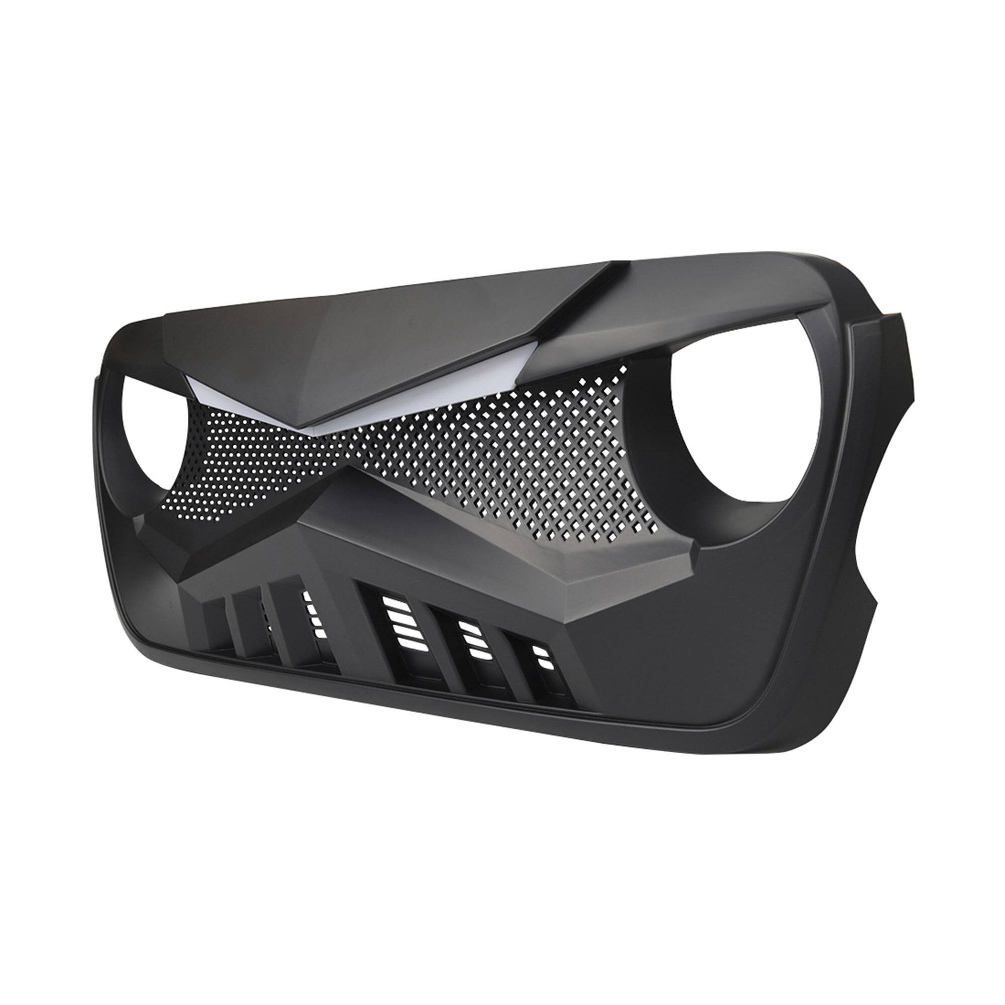 Alt View 8. AMERICAN MODIFIED - American Modified Hawke Grille Compatible with 18-23 Wrangler JL & Gladiator JT - Matte Black.