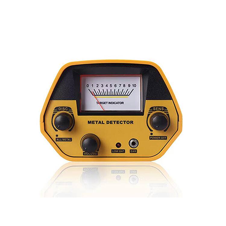 0 1 2 3 4 5 6 7 8 9 10
DISC TARGET INDICATOR
SENS
METAL DETECTOR
ALL METAL
VOLUME
LOW BAT
EAR
POWER OFF