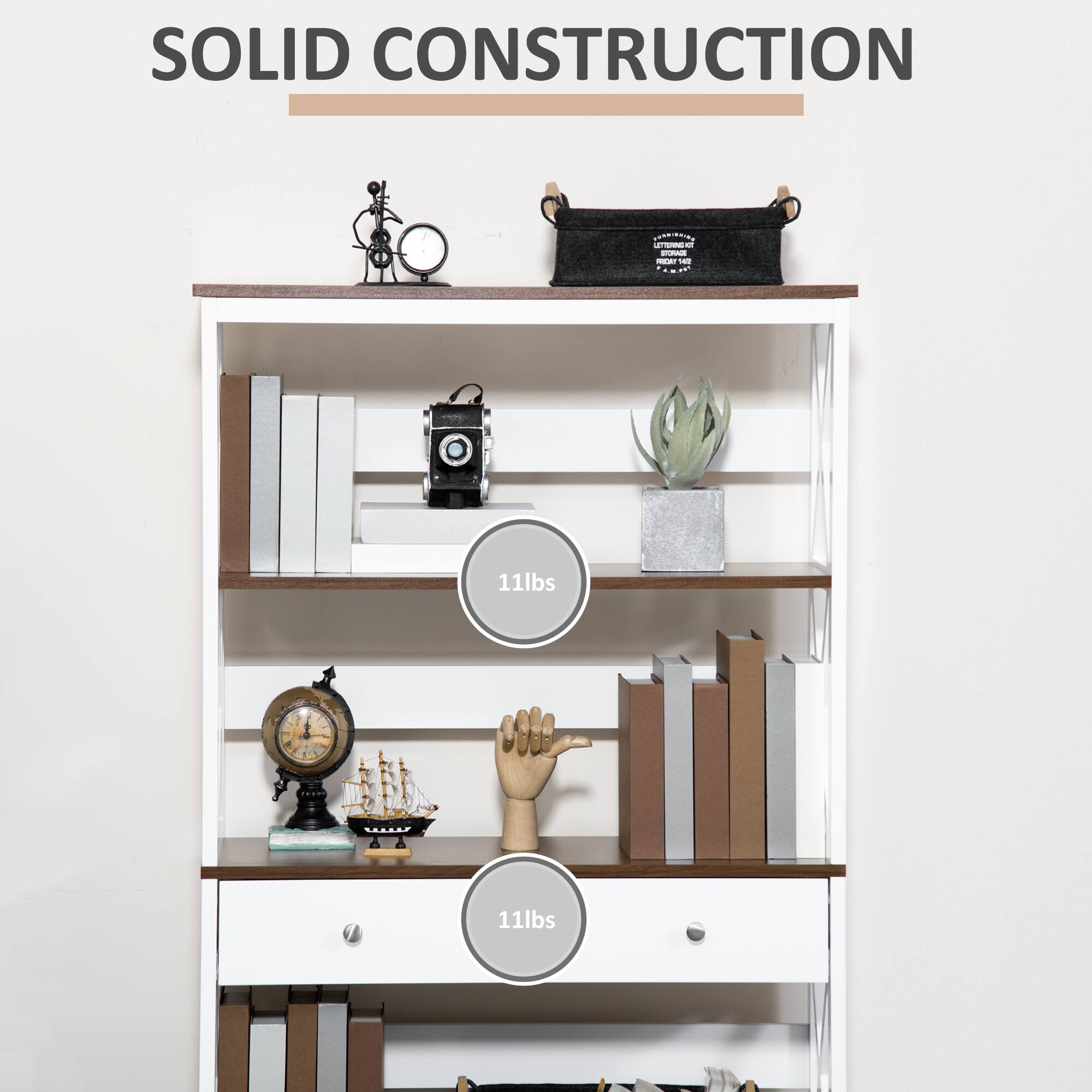 SOLID CONSTRUCTION
11lbs
11lbs