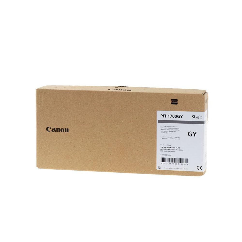Canon - PFI-1700 Ink Grey Standard Capacity 700 ml Pack of 1 iPF Pro2000/4000/4000S/6000S price history on PriceWatchPro