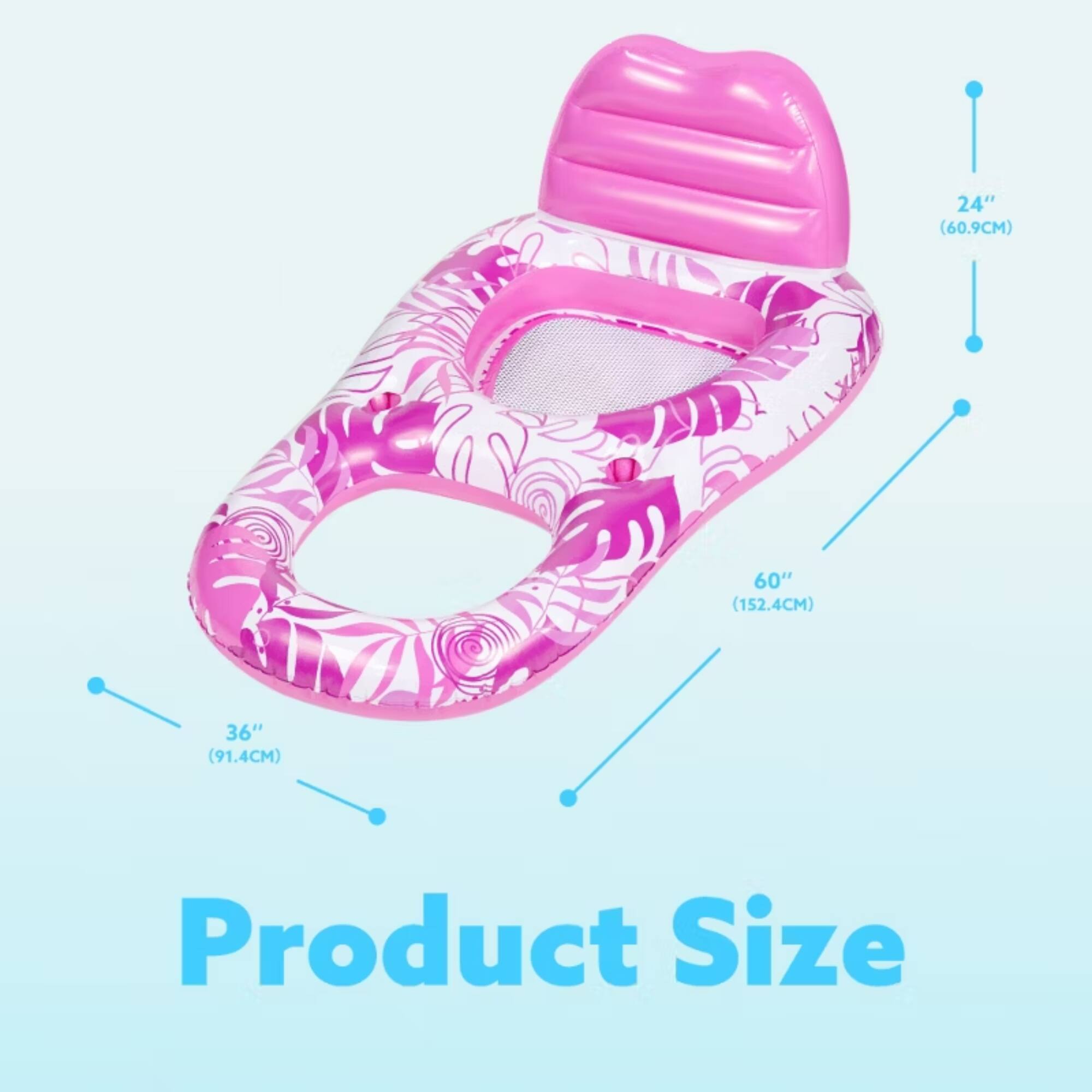 24" (60.9CM) 60" (152.4CM) 36" (91.4CM) Product Size