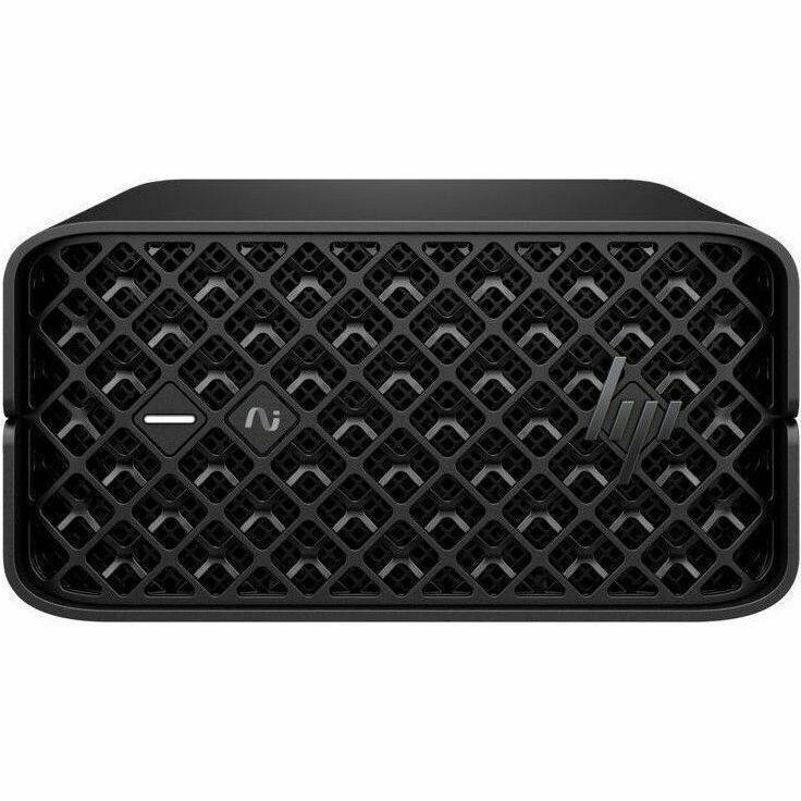 Alt View 2. HP - HP Z2 Mini G1a Workstation - 1 x AMD Ryzen AI MAX PRO 380 - 32 GB - 1 TB SSD - Mini PC - Jet Black - AMD Chip - Windows - Black.