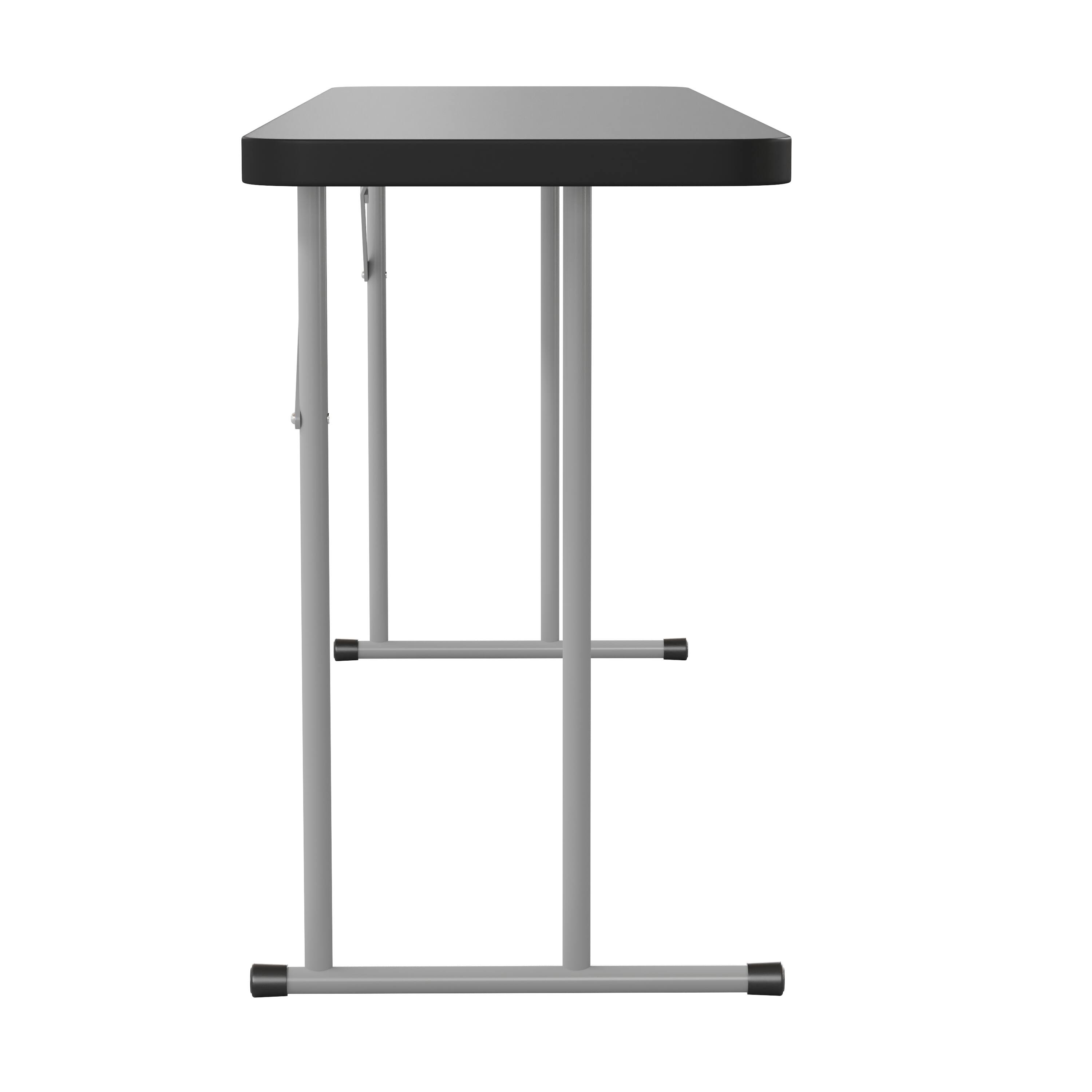 Alt View 19. Alamont Home - 6-Foot Plastic Folding Training Table - Black.