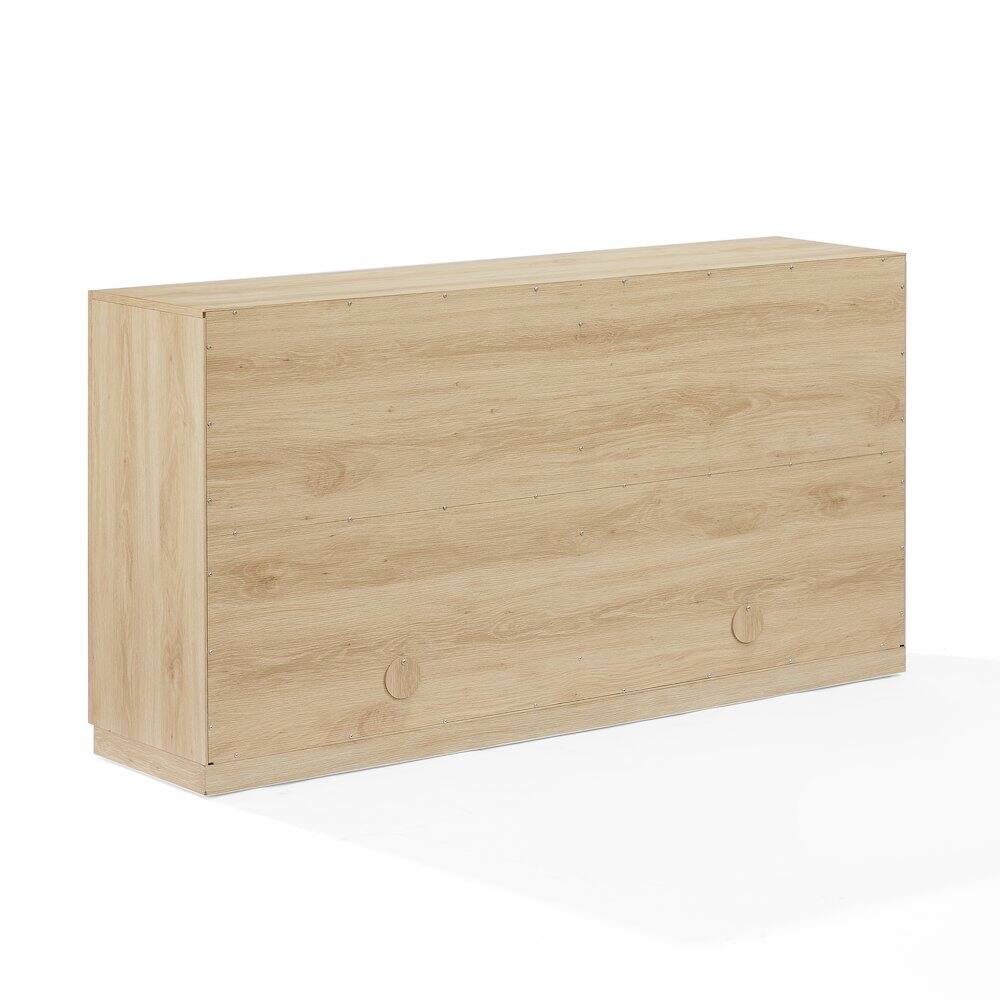 Angle. Crosley Furniture - Isla Sideboard - Ash.