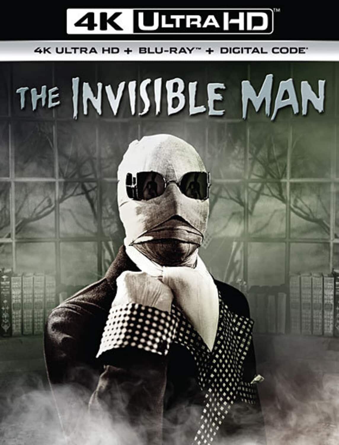 Front. The Invisible Man   - 4K Blu-Ray.