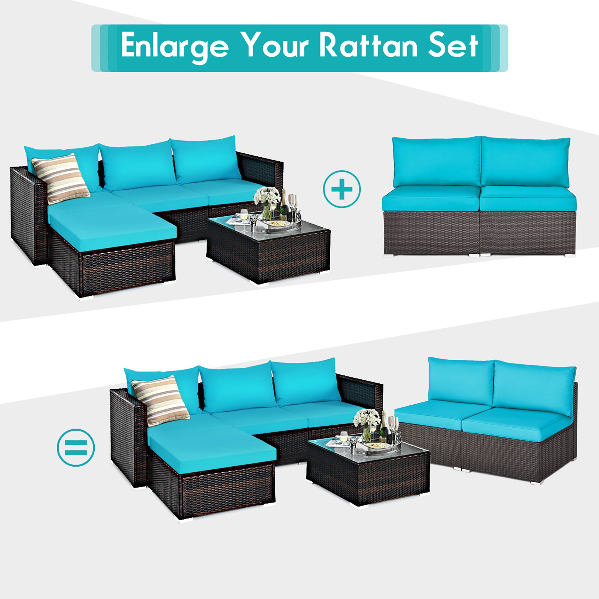 Enlarge Your Rattan Set