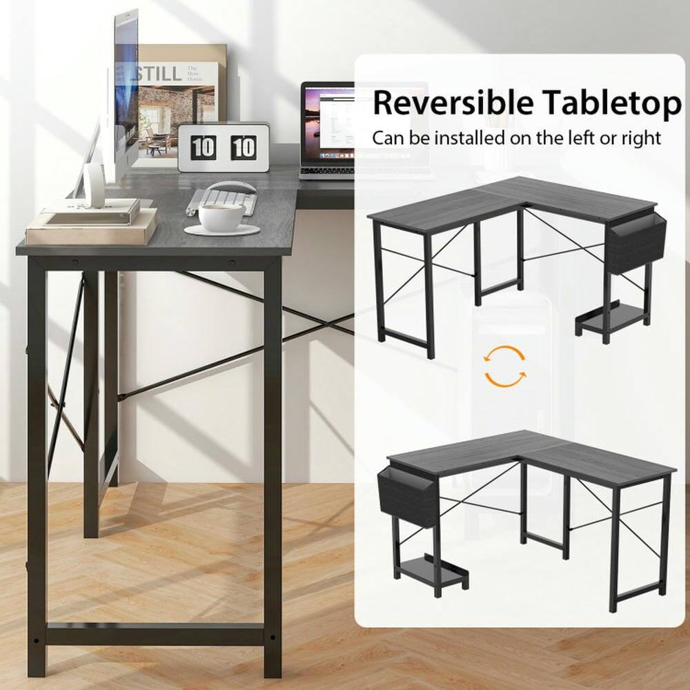 Reversible Tabletop  
Can be installed on the left or right