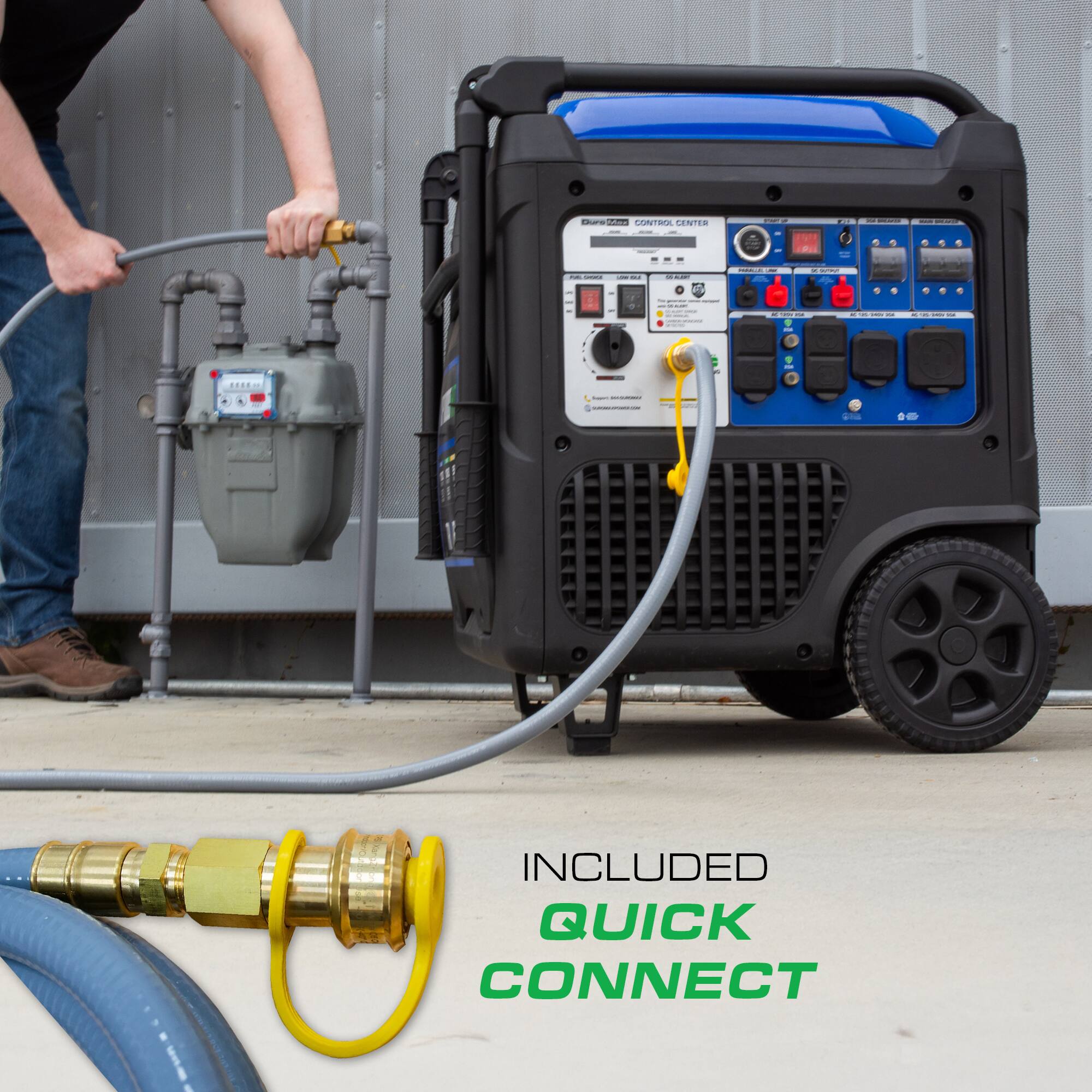 INCLUDED QUICK CONNECT