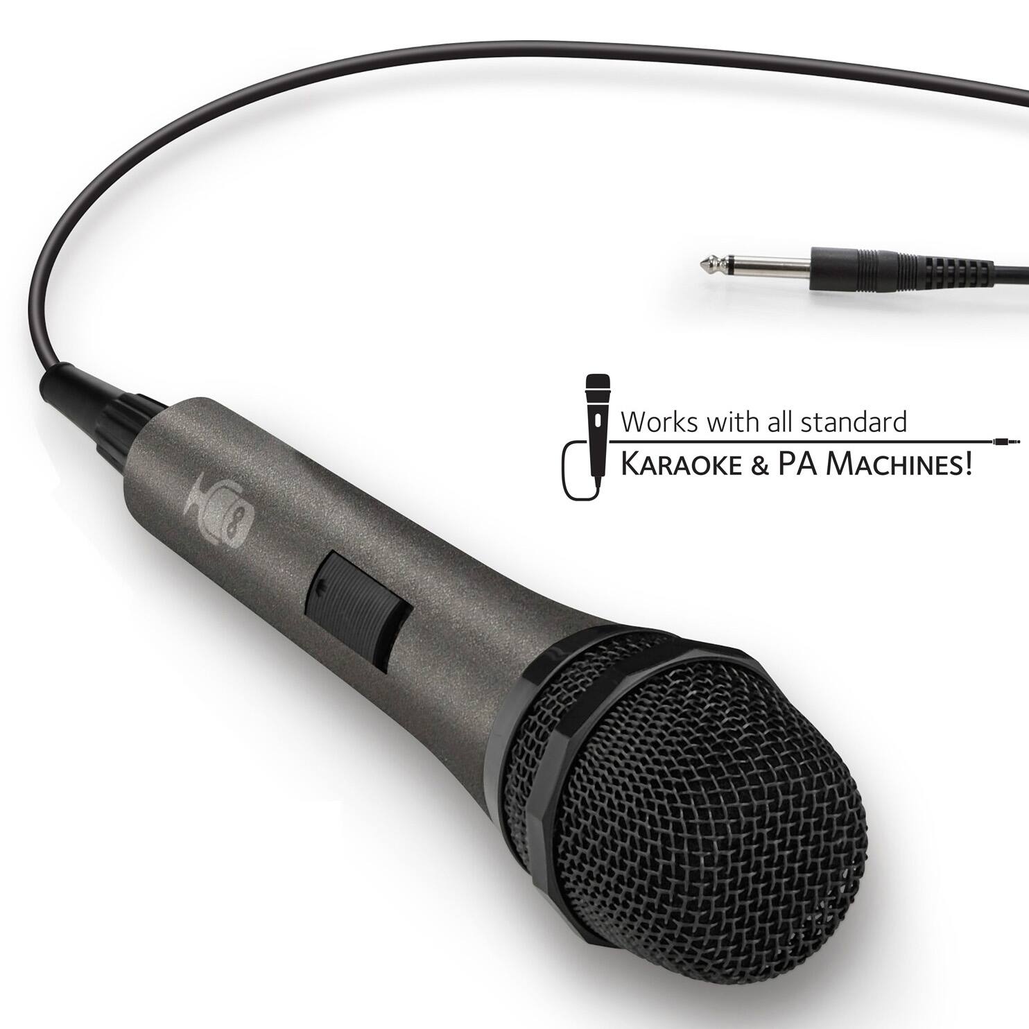 Works with all standard KARAOKE & PA MACHINES!