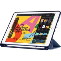 SaharaCase - Folio Case for Apple iPad 10.2 (8th Gen 2020) and (9th Gen 2021) - Blue - Front_Zoom