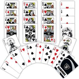 MasterPieces - Las Vegas Raiders NFL Playing Cards - Black