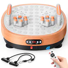 MERACH - Foot Massager Vibration Plate Exercise Machine, Helps Relieves Leg Fatigue - Orange