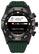 Alt View 4. Citizen - CZ Smart 44mm Black IP Stainless Steel Case Hybrid Heart Rate Smartwatch with Silicone Strap - Green.