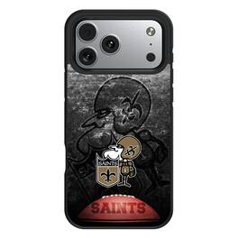 Keyscaper - NFL - New Orleans Saints Bump Case with 8.2ft Drop Protection - 15 - Multicolor