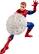 Left. Marvel - Marvel Legends Series Magic: The Gathering Battle-Damaged Spider-Man, 6" Action Figure plus Exclusive Foil Trading Card.