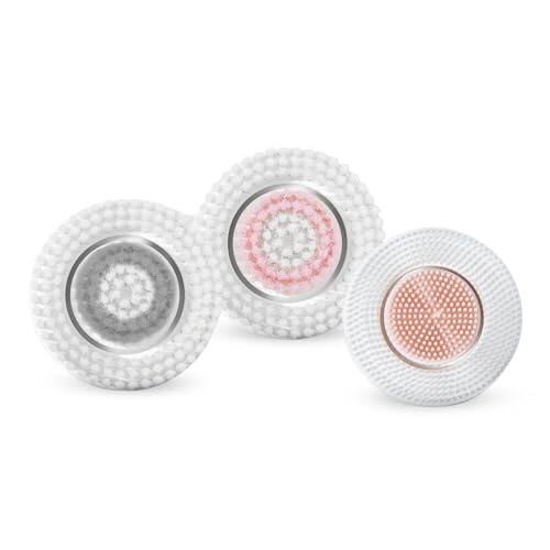 Front. Vulpecula Spade - Facial Cleansing Brush Replacement Heads, Raedia 2.0-3 Interchangeable Replacement Brush Heads – Lightweight & Water.