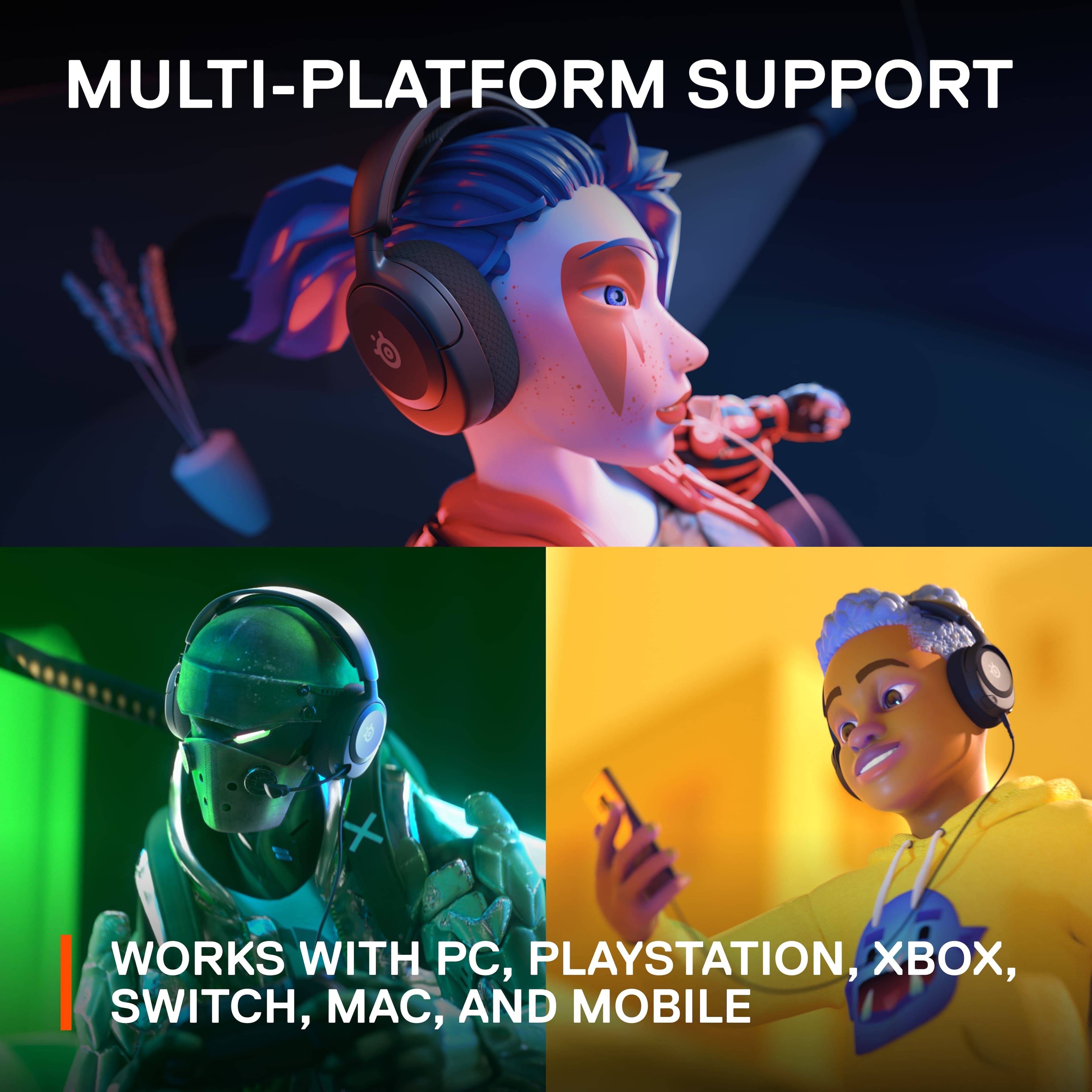 MULTI-PLATFORM SUPPORT: WORKS WITH PC, PLAYSTATION, XBOX, SWITCH, MAC, AND MOBILE
