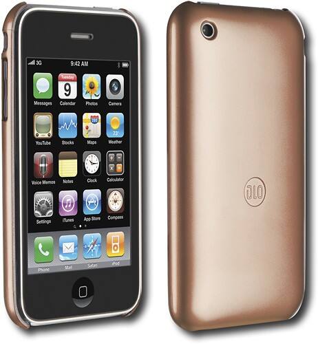 Angle Standard. DLO - Hard-Shell Case for Apple® iPhone 3G and 3GS - Bronze.