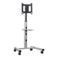 Chief - Large Display Cart for Most 48" - 72" Flat-Panel TVs - Silver - Angle_Zoom
